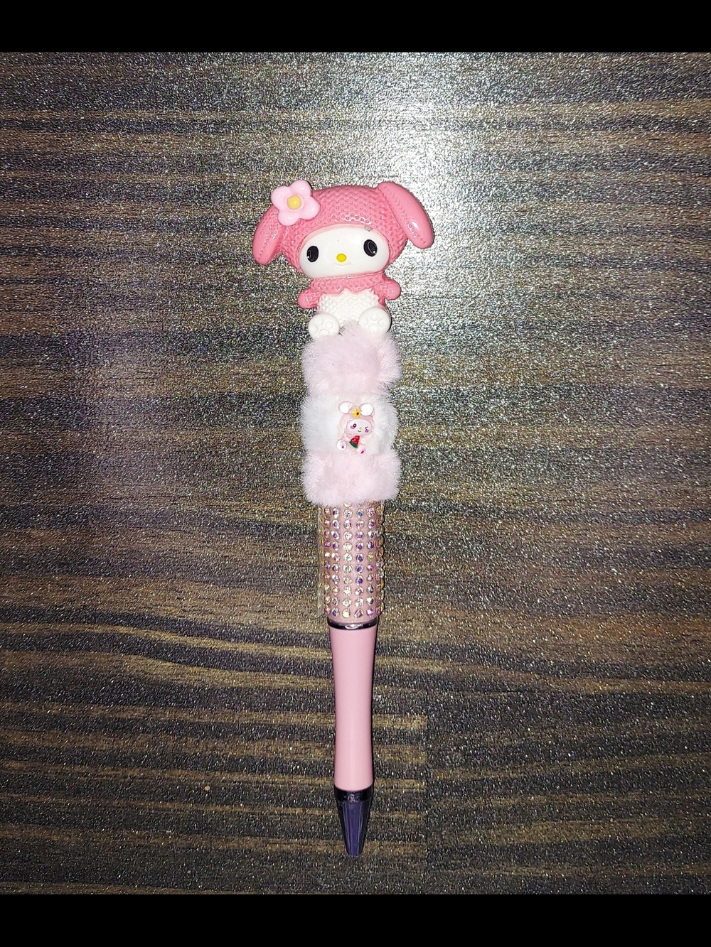 My Melody Pink Fur Decorative Pen #1
